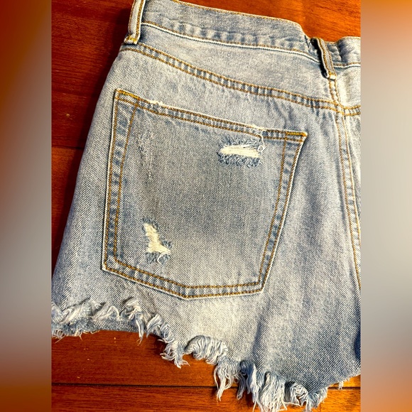 Umgee distressed jean denim shorts size 30 - Picture 8 of 9